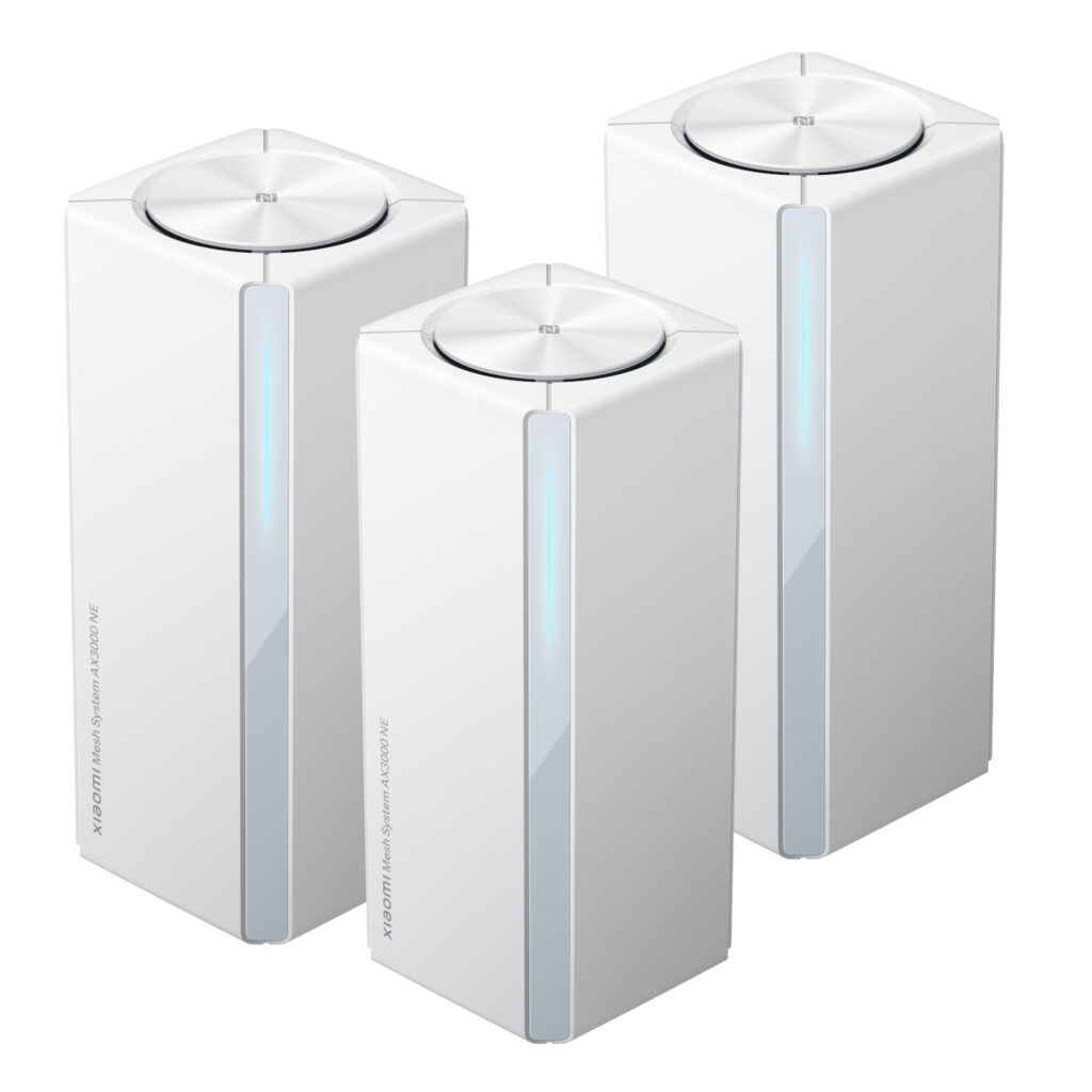 Xiaomi Mesh System AX3000 NE Whole-Home Wi-Fi 6 Router (3-Pack) – White