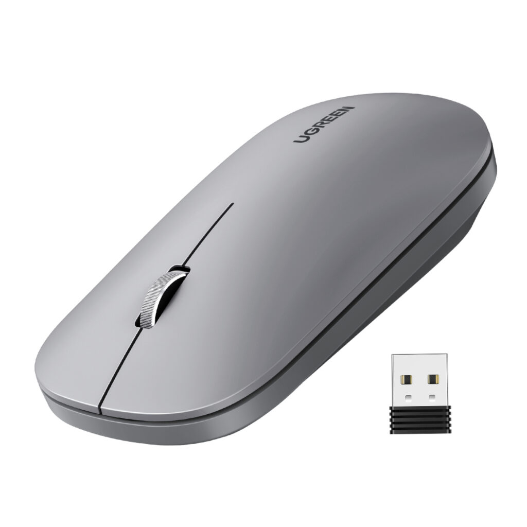 UGREEN Portable 2.4GHz Wireless Mouse - Grey