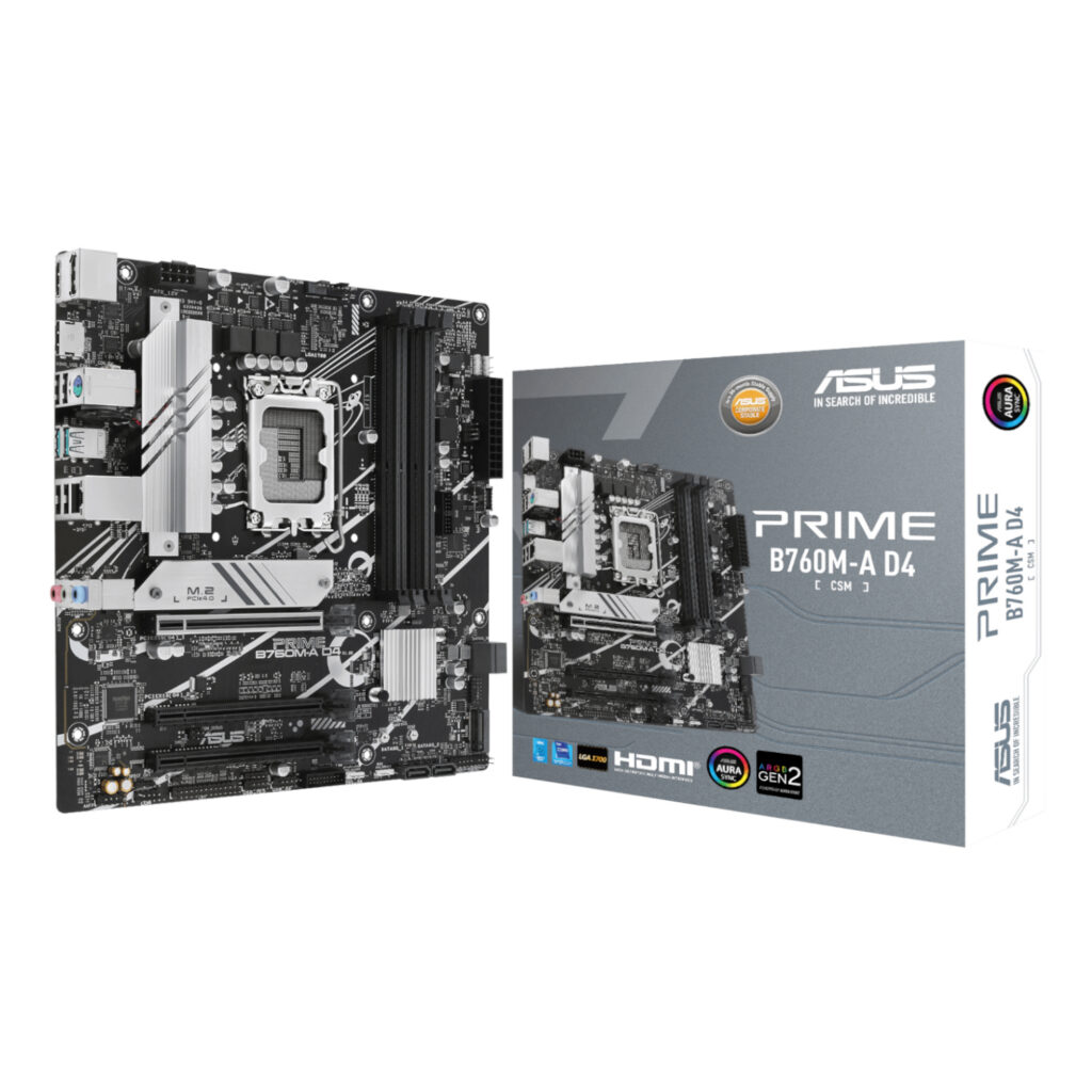Asus PRIME B760M-A D4 CSM LGA 1700 M-ATX Motherboard