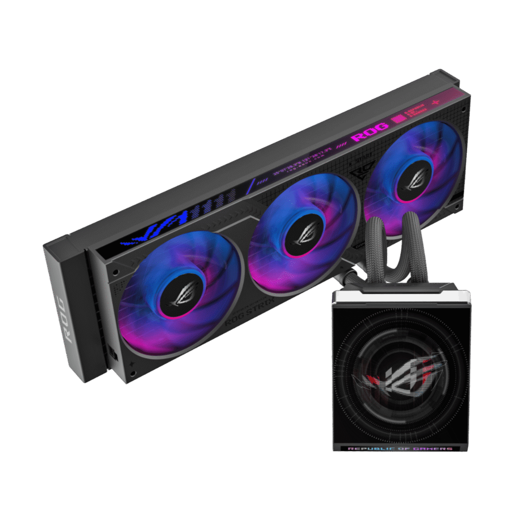 ASUS ROG Strix SLC IV 360 ARGB LCD Liquid CPU Cooler - Black