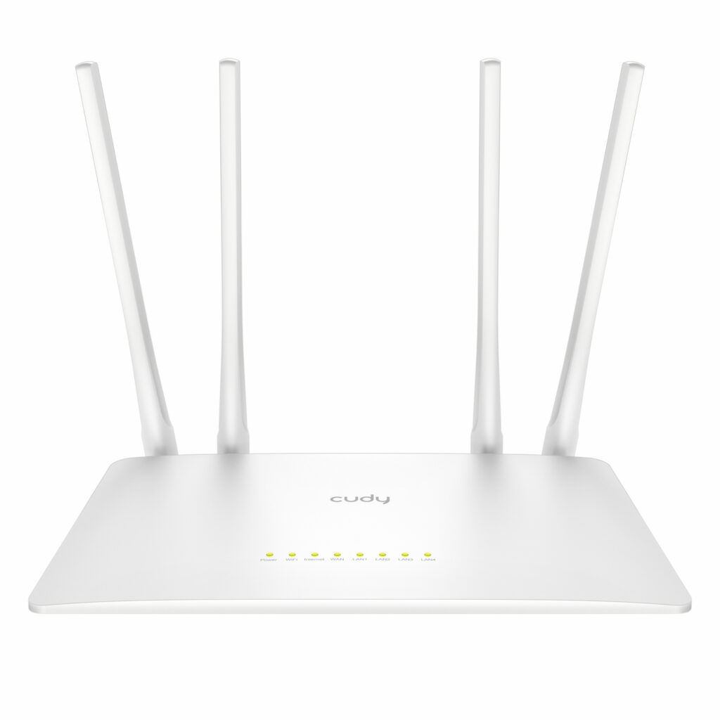 Cudy WR300S 300Mbps 5-Port Wi-Fi 4 Router – White