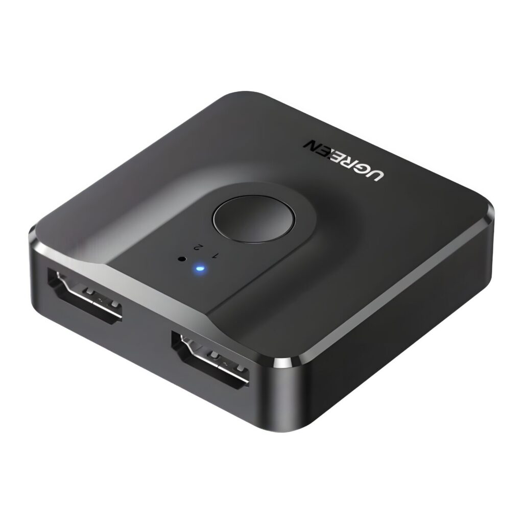 UGREEN CM217-50966 2-in-1 Bi-Directional 4K HDMI Switcher - Black